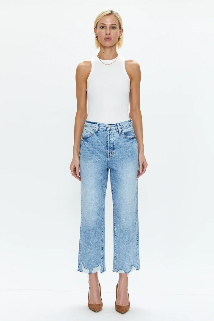 Pistola- CASSIE SUPER HIGH RISE STRAIGHT CROP - BAJA