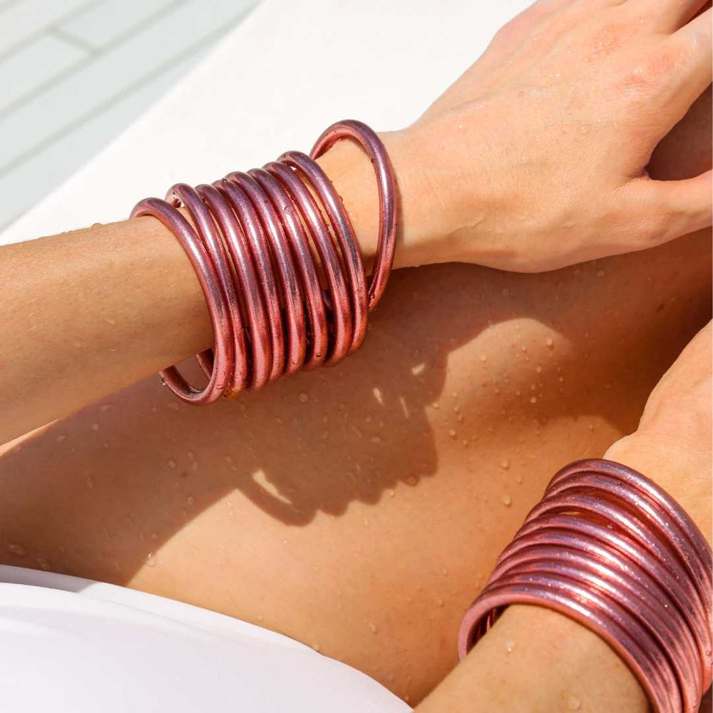 BudhaGirl Rose Gold- All Weather Bangles