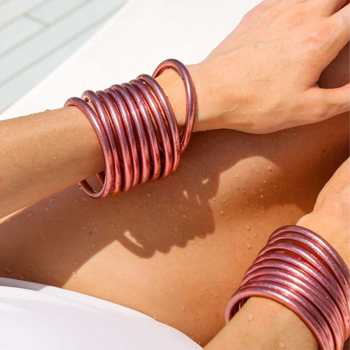 BudhaGirl Rose Gold- All Weather Bangles