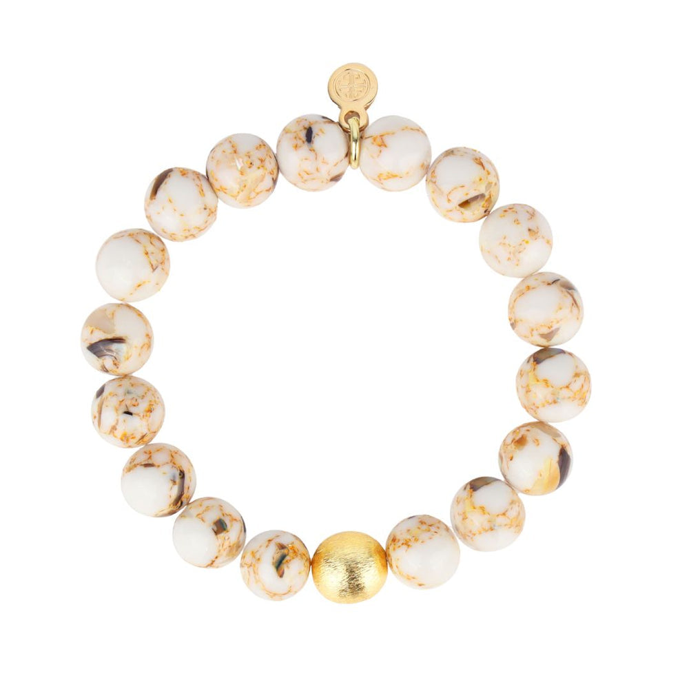 BudhaGirl- MARBLE BEADED BRACELET - ETOILE