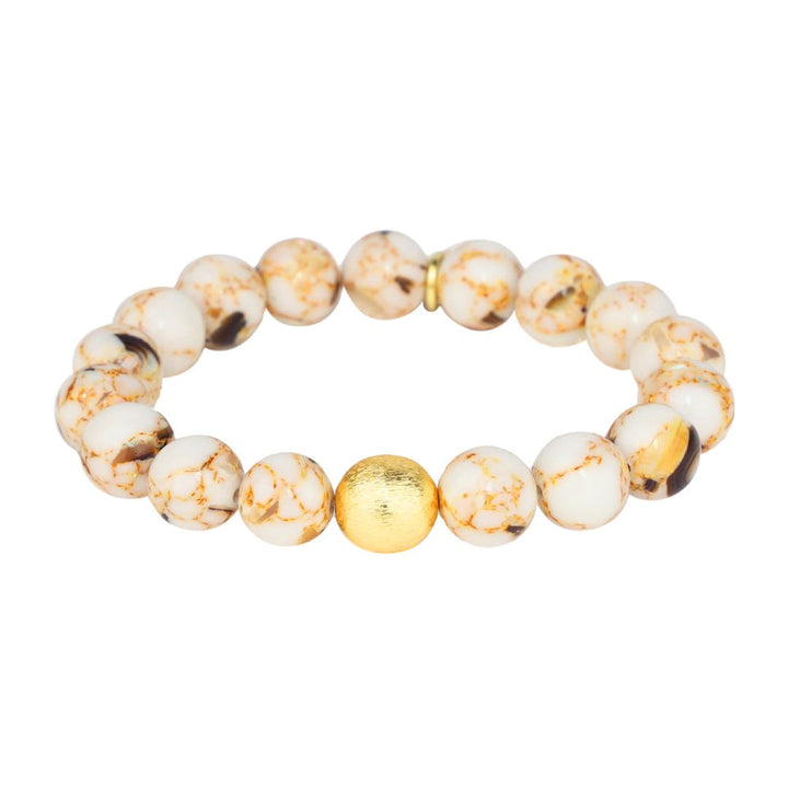 BudhaGirl- MARBLE BEADED BRACELET - ETOILE