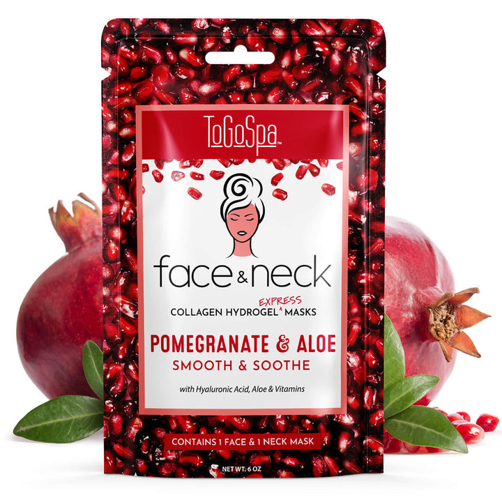 POMEGRANATE & ALOE FACE & NECK EXPRESS MASKS