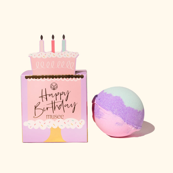 Musee- Birthday Cake Boxed Bath Balm