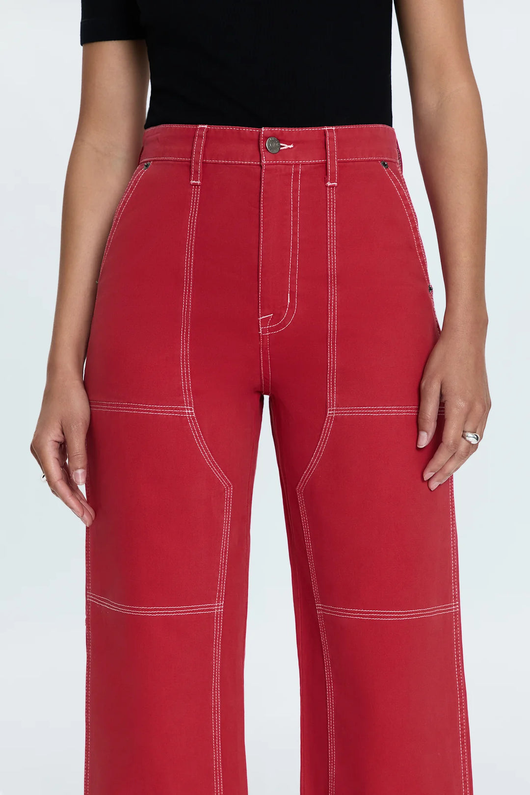 Pistola-GRADY CARPENTER PANT - ROUGE