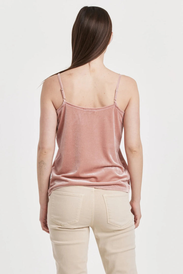 LIMA ADJUSTABLE STRAPS SILKY CAMI TOP COPPER ROSE VELVET