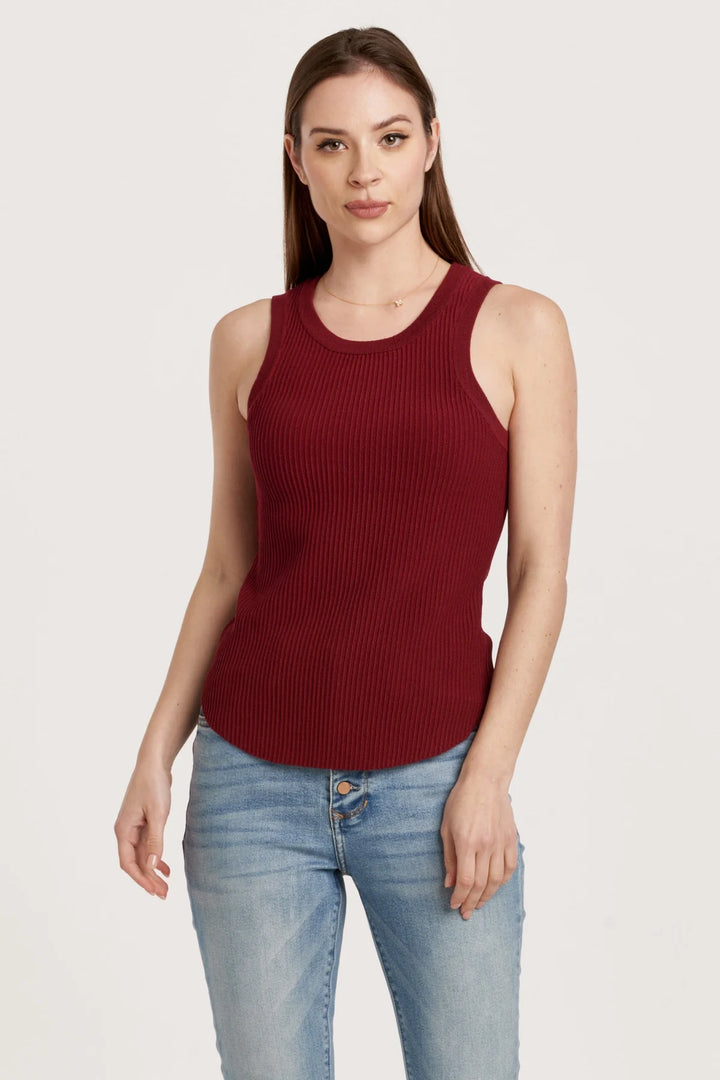 CORA SLEEVELESS RIB TANK