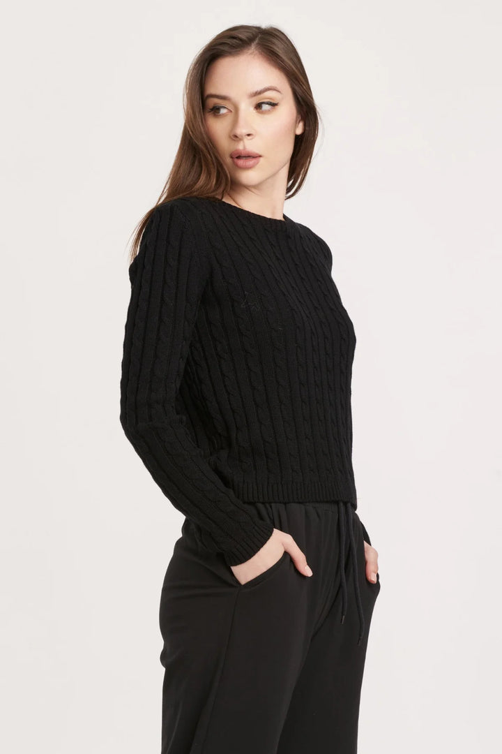 LUPE CABLE KNIT SWEATER